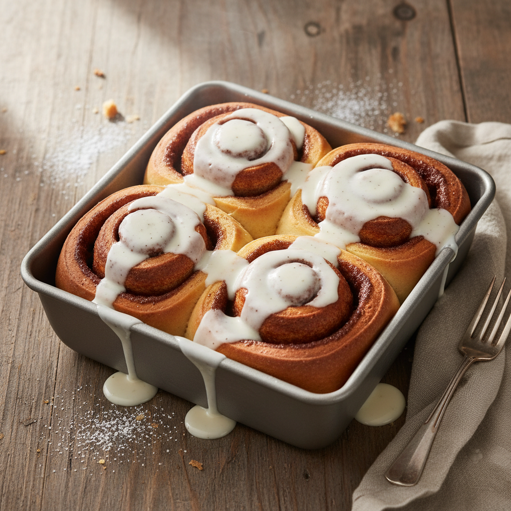 Cinnamon Rolls – 8x8 Pan